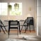 Flash Furniture Galene Cane Rattan Folding Chairs w/Solid Wood Frame and Seat and Ventilated Back, Natural/Blk, 2PK SK-220905-BLK-GG - alternate 1